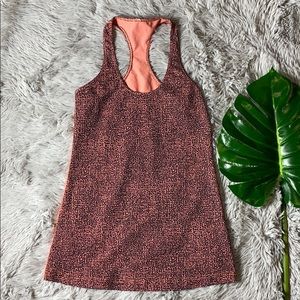 Lululemon cool racerback bubbles sunny coral